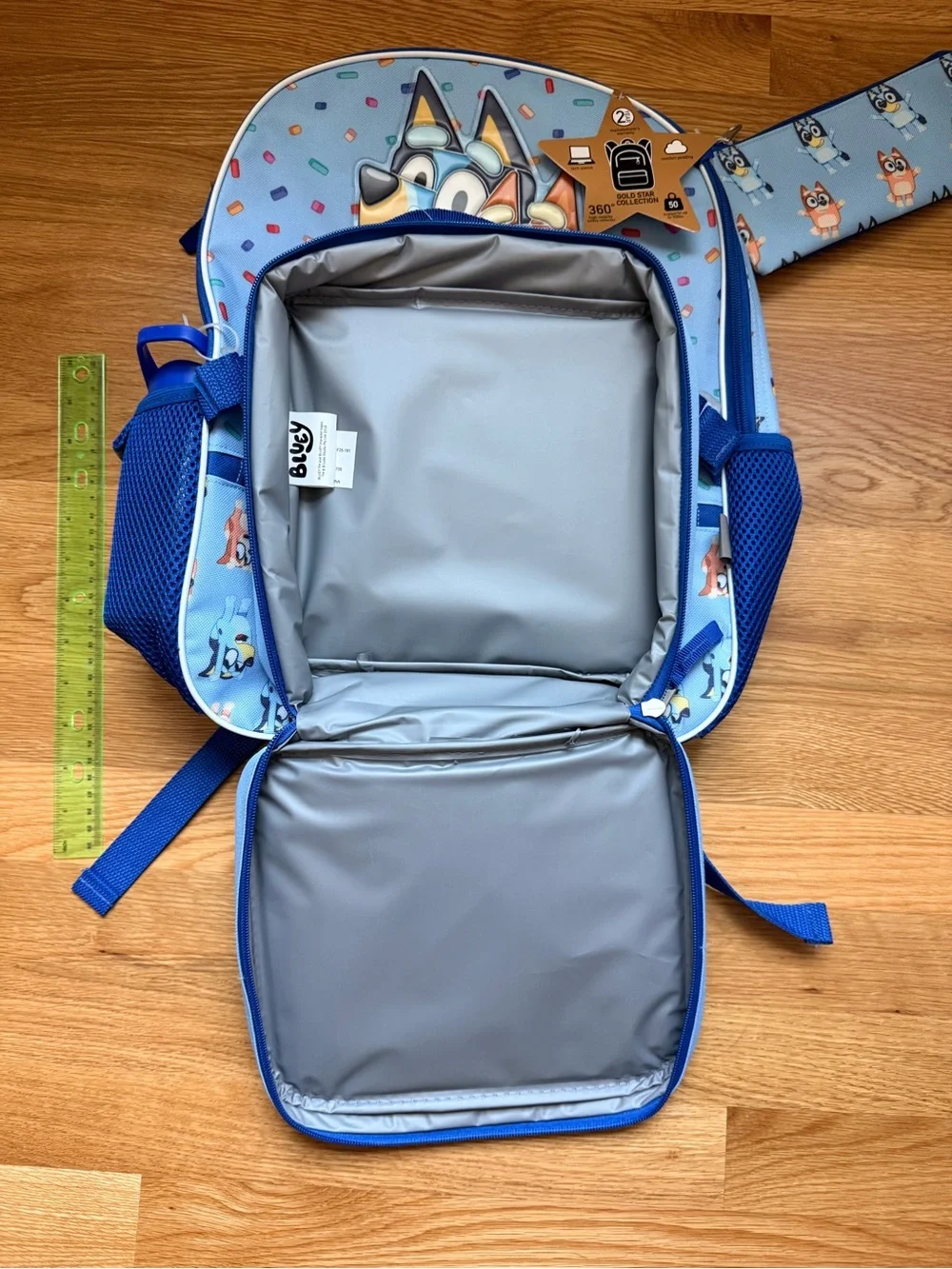 Bluey 5-Piece Kids Backpack Set - new with tags